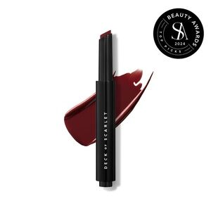 Deck of Scarlet Threeway Solid Lip Oil in BORDEAUX BABY - DEEP PLUM BURGUNDY